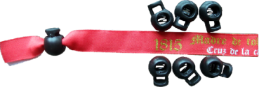 Preview: Gestickte Armbänder mit Kugelverschluss zum Öffnen