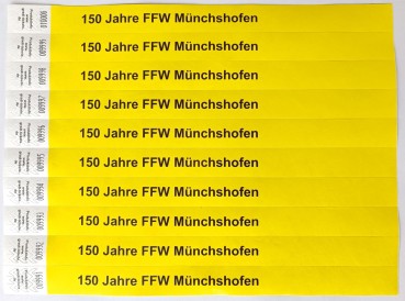 Preview: Armbänder für Fest der Freiwilligen Feuerwehr