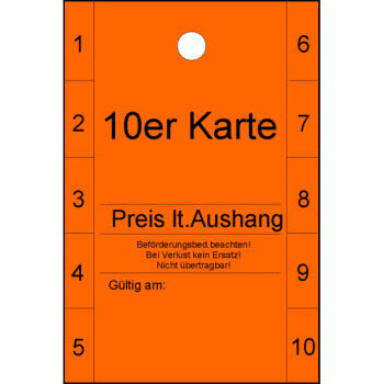 Preview: 10 er Karte