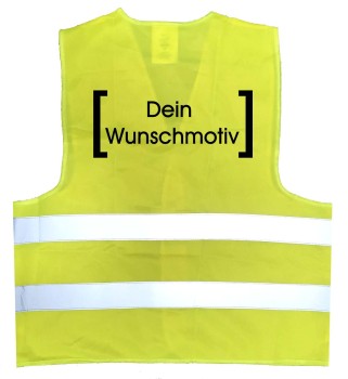 Preview: Warnweste-gelb-bedruckt