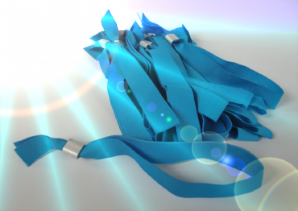 Festivalbänder blau
