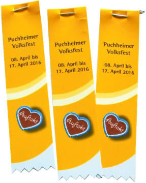 Festabzeichen mit oder ohne Druck